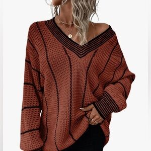 Oversized V-Neck Sweater